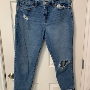 Levi's Women's Blue Distressed Jeans